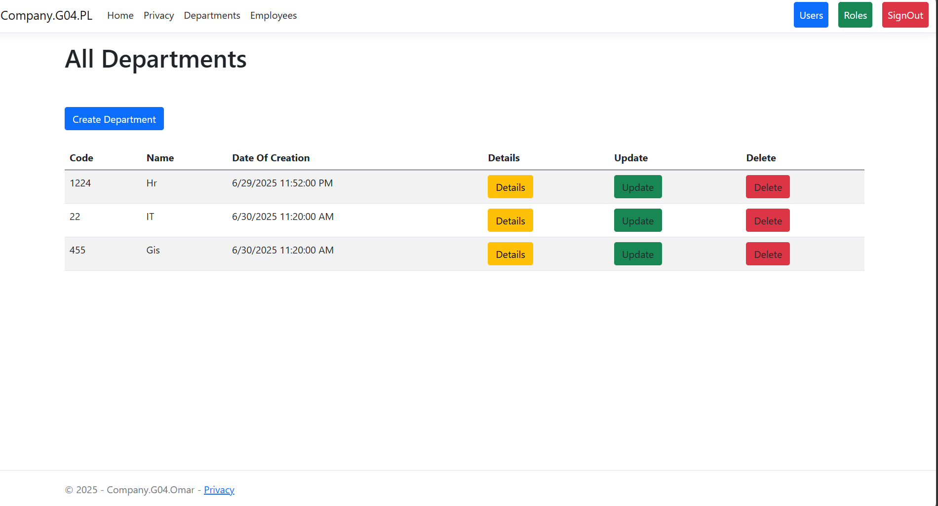 WebGis Dashboard